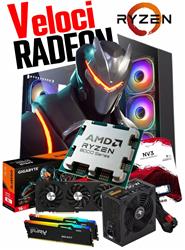 PC AMD VELOCIRADEON GAMER RYZEN 7 8700G 32GB DDR5 